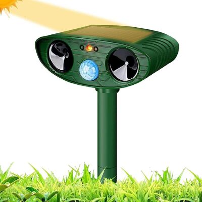 MOXIE Répulsif Ultrason Anti Rongeurs Avec Détecteur De Mouvement, Étanche Repulsif Chat Exterieur Pour Anti Chats Chiens Souris Ratons Animaux De Jardin Npterbl - Publicité MOXIE Répulsif Ultrason Anti Rongeurs Avec Détecteur De Mouvement, Étanche Repulsif Chat Exterieur Pour Anti Chats Chiens Souris Ratons Animaux De Jardin Npterbl - Publicité