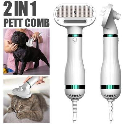 SANS MARQUE Séchoir Chauffant Chat Chien Sèche-poils Toilet + Peigne Brosse Coulissante Convient Aux Chatons 2 En 1 - Publicité SANS MARQUE Séchoir Chauffant Chat Chien Sèche-poils Toilet + Peigne Brosse Coulissante Convient Aux Chatons 2 En 1 - Publicité