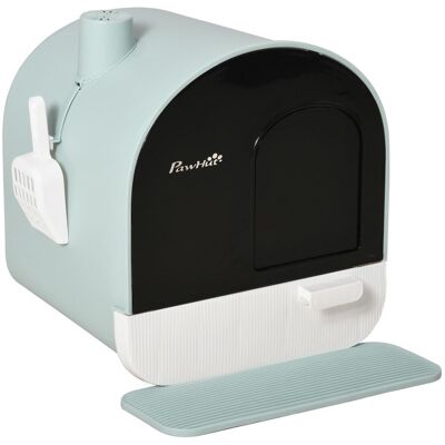 OEM Bac À Litière Couvert Pour Chats Jusqu'à 5 Kg, Avec Couvercle Et Tapis De Litière, En Plastique Vert, 43 X 44 X 47 Cm - Publicité OEM Bac À Litière Couvert Pour Chats Jusqu'à 5 Kg, Avec Couvercle Et Tapis De Litière, En Plastique Vert, 43 X 44 X 47 Cm - Publicité