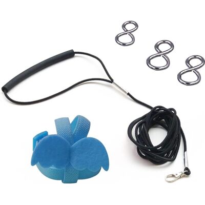 OEM 1 Ensemble Laisse Oiseau, Nylon, Acier Inoxydable, Harnais Réglable, Poignée Caoutchouc, Anti-morsure, Perroquet - Publicité OEM 1 Ensemble Laisse Oiseau, Nylon, Acier Inoxydable, Harnais Réglable, Poignée Caoutchouc, Anti-morsure, Perroquet - Publicité