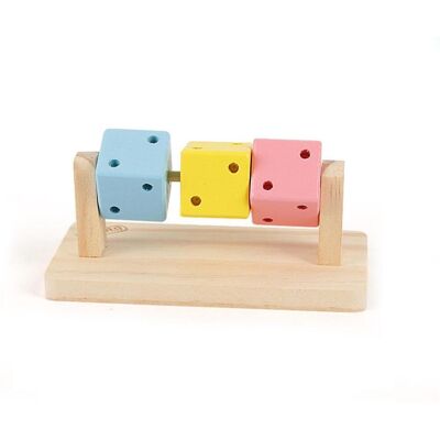 LISATR Blocs De Bois À Mâcher Pour Petits Rongeurs (chinchilla, Cochon D'Inde, Hamster, Lapin) - Publicité LISATR Blocs De Bois À Mâcher Pour Petits Rongeurs (chinchilla, Cochon D'Inde, Hamster, Lapin) - Publicité