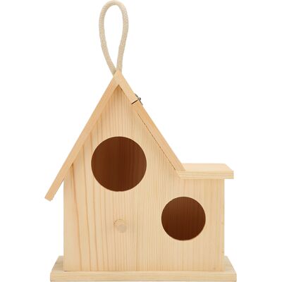 ZOTERNEN Nids D'Oiseaux En Bois Nichoir Extérieur Bote D'Élevage Cage À Oiseaux Pour Jardin Jardin Balcon Décor - Publicité ZOTERNEN Nids D'Oiseaux En Bois Nichoir Extérieur Bote D'Élevage Cage À Oiseaux Pour Jardin Jardin Balcon Décor - Publicité