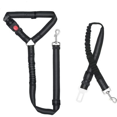 OEM Nylon Ceinture Chien, Universel Harnais Voiture Réglable Pour Chien & Chat Avec Absorption Des Chocs, 2 En 1 Laisse Chien Ceinture De Sécurité Pour Animaux De Compagnie Durable Pour Voyage(noir)-dou - Publicité OEM Nylon Ceinture Chien, Universel Harnais Voiture Réglable Pour Chien & Chat Avec Absorption Des Chocs, 2 En 1 Laisse Chien Ceinture De Sécurité Pour Animaux De Compagnie Durable Pour Voyage(noir)-dou - Publicité