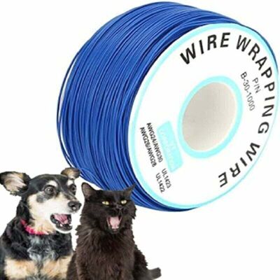 Scotch Fil De Clôture Pour Animaux De Compagnie, Chien De Câble De Fil De Bobine De Clôture Électrique De 300 M/984ft Système De Clôture De Chien Électrique Solide Souterrain - Fil De Bobine - Publicité Scotch Fil De Clôture Pour Animaux De Compagnie, Chien De Câble De Fil De Bobine De Clôture Électrique De 300 M/984ft Système De Clôture De Chien Électrique Solide Souterrain - Fil De Bobine - Publicité