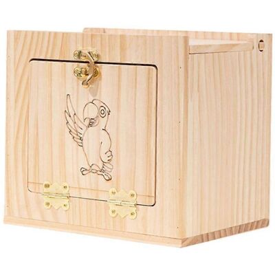 ZEVE Nid D'Oiseau, Abri Pour Cage À Perroquets, Nid Pour Cage De Petite Taille, Décorations Pour Cage À Oiseaux - Publicité ZEVE Nid D'Oiseau, Abri Pour Cage À Perroquets, Nid Pour Cage De Petite Taille, Décorations Pour Cage À Oiseaux - Publicité