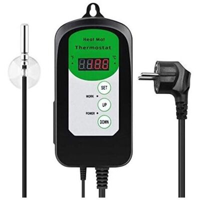 Barkbusterscontrôleur De Thermostat Digital Heat Mat Pour La Germination Des Graines, Les Reptiles Et Le Brassage 68-108 ° F - Publicité Barkbusterscontrôleur De Thermostat Digital Heat Mat Pour La Germination Des Graines, Les Reptiles Et Le Brassage 68-108 ° F - Publicité