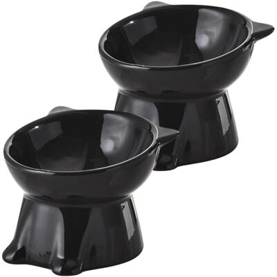 Scotch 2pcs Gamelle Pour Chat,gamelle Chat Surélevée Inclinable À 15°,bol Chat Bol Chien Pour Nourriture & Eau,bol De Nourriture Pour Chat Anti-vomissement Et Facile À Nettoyer,noir - Publicité Scotch 2pcs Gamelle Pour Chat,gamelle Chat Surélevée Inclinable À 15°,bol Chat Bol Chien Pour Nourriture & Eau,bol De Nourriture Pour Chat Anti-vomissement Et Facile À Nettoyer,noir - Publicité