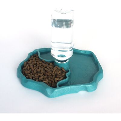 ALVIOR Distributeur Eau Reptile - Bol Nourriture 2 En 1 Anti-débordement - Pour Tortue Terrestre Gecko Lézard - Plastique Pp Transparent - 1 Pièce - Publicité ALVIOR Distributeur Eau Reptile - Bol Nourriture 2 En 1 Anti-débordement - Pour Tortue Terrestre Gecko Lézard - Plastique Pp Transparent - 1 Pièce - Publicité