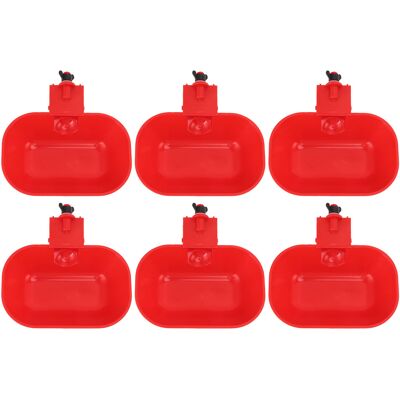 EOSNOW Bols À Boire Automatiques Pour Volaille, Grand Bol D'Eau Épais En Abs Pour Chat, Chien, Poulet, Canard, Filetage Mâle G1/8, 6 Pièces - Publicité EOSNOW Bols À Boire Automatiques Pour Volaille, Grand Bol D'Eau Épais En Abs Pour Chat, Chien, Poulet, Canard, Filetage Mâle G1/8, 6 Pièces - Publicité