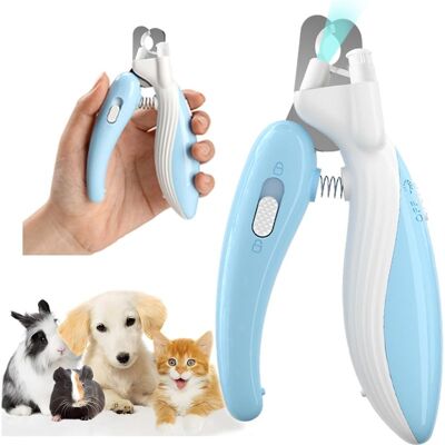 Vision Coupe-griffes Pour Animaux De Compagnie Avec Lumière, Éclaire Les Griffes Coupées Ou La Lignée Pour Chiens, Chats Et Lapins (bleu) - Publicité Vision Coupe-griffes Pour Animaux De Compagnie Avec Lumière, Éclaire Les Griffes Coupées Ou La Lignée Pour Chiens, Chats Et Lapins (bleu) - Publicité
