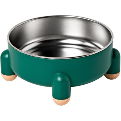 BRINSEA Bol Pour Chat Anti-déversement Bol Pour Animaux De Compagnie À Quatre Pattes En Gros Bol Pour Chien En Acier Inoxydable Vert Bol Pour Chien Chat - Publicité BRINSEA Bol Pour Chat Anti-déversement Bol Pour Animaux De Compagnie À Quatre Pattes En Gros Bol Pour Chien En Acier Inoxydable Vert Bol Pour Chien Chat - Publicité