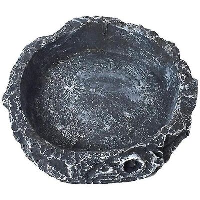 LISATR Gamelle Pour Reptiles, Gamelle D'Eau En Résine Pour Lézards Et Geckos, Gamelle Pour Dragons Barbus - Publicité LISATR Gamelle Pour Reptiles, Gamelle D'Eau En Résine Pour Lézards Et Geckos, Gamelle Pour Dragons Barbus - Publicité