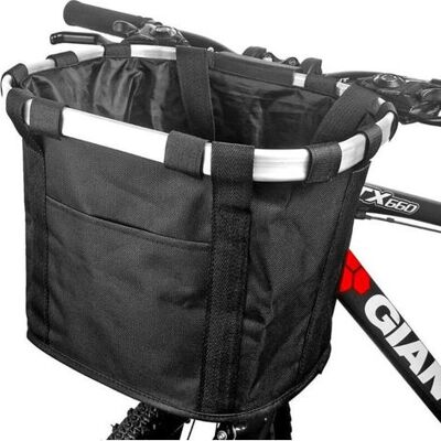 FANGMEDIA Panier De Vélo Avant Pliant, Amovible Vélo Guidon Panier, Cycle Avant Toile Panier Transporteur Sac Pet Carrier En Alliage D'Aluminium, Pique-nique En Montagne, Shopping(noir)-fei Yu - Publicité FANGMEDIA Panier De Vélo Avant Pliant, Amovible Vélo Guidon Panier, Cycle Avant Toile Panier Transporteur Sac Pet Carrier En Alliage D'Aluminium, Pique-nique En Montagne, Shopping(noir)-fei Yu - Publicité