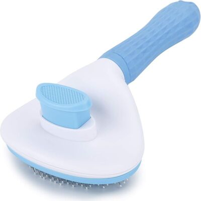 Vision Brosse Autonettoyante Pour Animaux De Compagnie, Pour Chiens, Chats, Lapins, Poils Longs Ou Courts, Facile À Enlever. Publicité Vision Brosse Autonettoyante Pour Animaux De Compagnie, Pour Chiens, Chats, Lapins, Poils Longs Ou Courts, Facile À Enlever. Publicité