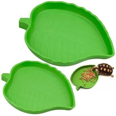 NO BRAND Pair Lntyq Lot De 2 Feuilles En Forme De Nourriture En Eau Bols Reptiles Bol Alimentaire Reptiles Bol Alimentation Reptiles Bols Reptiles Bols Petits Reptiles Pour Reptiles, Serpents, Tortue, Lézards - Publicité NO BRAND Pair Lntyq Lot De 2 Feuilles En Forme De Nourriture En Eau Bols Reptiles Bol Alimentaire Reptiles Bol Alimentation Reptiles Bols Reptiles Bols Petits Reptiles Pour Reptiles, Serpents, Tortue, Lézards - Publicité