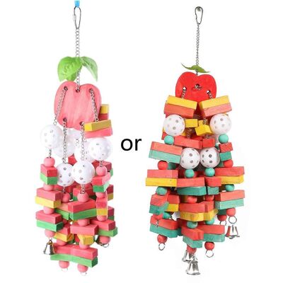 ALLAUVE Blocs De Bois À Mâcher Pour Oiseaux, Blocs Multicolores Pour Se Faire Les Dents - Publicité ALLAUVE Blocs De Bois À Mâcher Pour Oiseaux, Blocs Multicolores Pour Se Faire Les Dents - Publicité