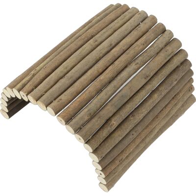 EOSNOW Tunnel En Bois Pour Hamster, Pont Pliable Pour Petits Animaux, Pour Gerbille, Cochon D'Inde, Chinchilla, Furet, Hérisson, Rat, 20x30cm - Publicité EOSNOW Tunnel En Bois Pour Hamster, Pont Pliable Pour Petits Animaux, Pour Gerbille, Cochon D'Inde, Chinchilla, Furet, Hérisson, Rat, 20x30cm - Publicité