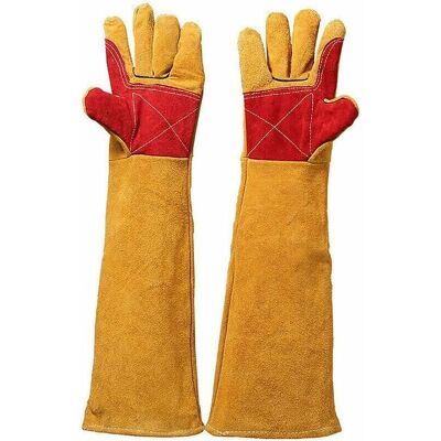 SANS MARQUE Gants De Manipulation D'Animaux, Gants De Animaux Anti-morsure, Gants De Protection Pour Animaux De Compagnie Pour Chien Chat Manipulation D'Oiseaux Faucon Reptile 45cm - Publicité SANS MARQUE Gants De Manipulation D'Animaux, Gants De Animaux Anti-morsure, Gants De Protection Pour Animaux De Compagnie Pour Chien Chat Manipulation D'Oiseaux Faucon Reptile 45cm - Publicité