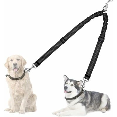 Melissa Séparateur De Laisse Double Pour Chien, Sans Enchevêtrement, Rotation À 360°, Coupleur De Laisse Pour Chien Pour Promener 2 Chiens, Double Laisse Réfléchissante Absorbant Les Chocs Réglable Pour Deux - Publicité Melissa Séparateur De Laisse Double Pour Chien, Sans Enchevêtrement, Rotation À 360°, Coupleur De Laisse Pour Chien Pour Promener 2 Chiens, Double Laisse Réfléchissante Absorbant Les Chocs Réglable Pour Deux - Publicité