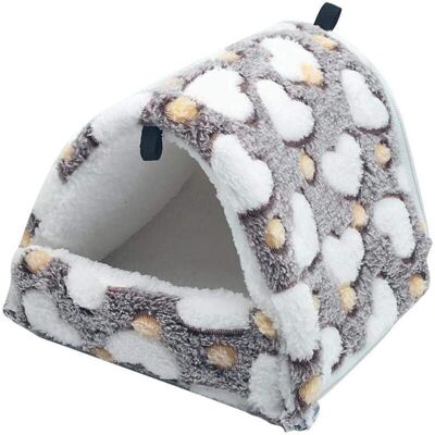 OEM Couchage Rongeur Peluche Petite Maison Hamster Hamac Jouet Lit Cabane Pour Cochon D'Inde Lapin Chinchilla Furet, Marron L - Publicité OEM Couchage Rongeur Peluche Petite Maison Hamster Hamac Jouet Lit Cabane Pour Cochon D'Inde Lapin Chinchilla Furet, Marron L - Publicité