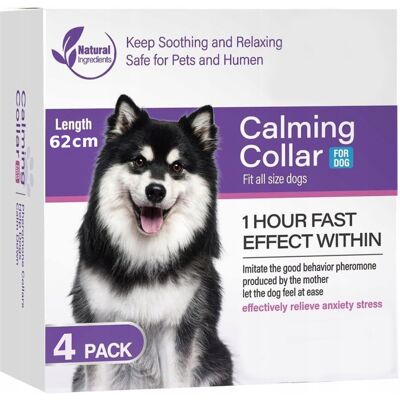 OEM 4x Colliers Anti-stress Pour Chiens À Phéromones - Publicité OEM 4x Colliers Anti-stress Pour Chiens À Phéromones - Publicité