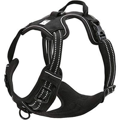 MOXIE Harnais Pour Chien Réfléchissant Réglable Dissuader Tirer Gilet Pour Animaux De Compagnie Durable Voiture Nylon Tlh5651 Chien Laisse Husky (m) - Publicité MOXIE Harnais Pour Chien Réfléchissant Réglable Dissuader Tirer Gilet Pour Animaux De Compagnie Durable Voiture Nylon Tlh5651 Chien Laisse Husky (m) - Publicité