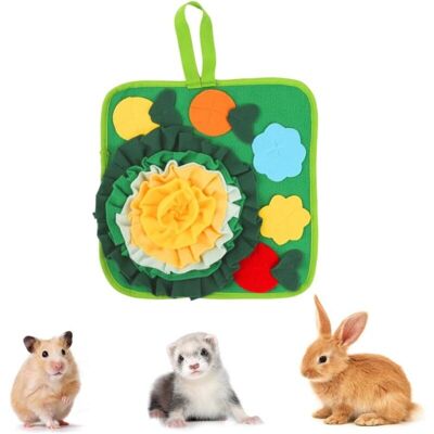 OEM Tapis À Renifler Lapin, 35 X 35 Cm Tapis De Fouille Lavable Pour Petits Animaux, Jouets Interactifs D'Alimentation Pour Chaton, Chiot, Hamster, Lapin, Furet - Publicité OEM Tapis À Renifler Lapin, 35 X 35 Cm Tapis De Fouille Lavable Pour Petits Animaux, Jouets Interactifs D'Alimentation Pour Chaton, Chiot, Hamster, Lapin, Furet - Publicité