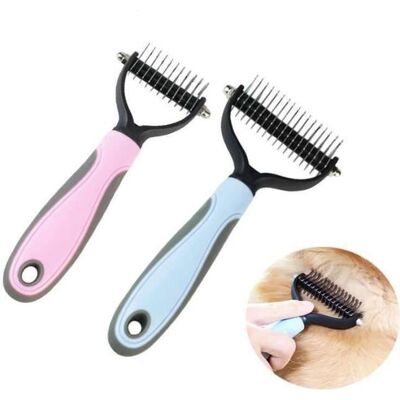 Cellfast Brosse De Toilettage - 2pcs - Pour Chat Et Chien - Poils Longs - Élimine Nœuds Et Poils Morts - Publicité Cellfast Brosse De Toilettage - 2pcs - Pour Chat Et Chien - Poils Longs - Élimine Nœuds Et Poils Morts - Publicité