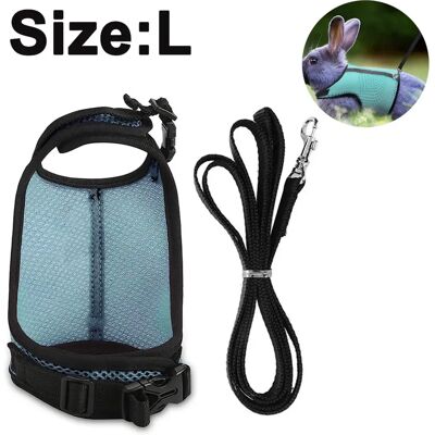 FORTUNEVILLE Harnais Souple Et Ajustable Avec Laisse Élastique Pour Petits Animaux, Idéal Pour Lapins, Chats Et Autres Petits Animaux De Compagnie. Publicité FORTUNEVILLE Harnais Souple Et Ajustable Avec Laisse Élastique Pour Petits Animaux, Idéal Pour Lapins, Chats Et Autres Petits Animaux De Compagnie. Publicité