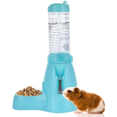 LAVVE Distributeur Automatique D'Eau En Bouteille Pour Petits Animaux (hamster, Rat, Cochon D'Inde, Furet, Lapin, Etc.) (125 Ml, Bleu) - Publicité LAVVE Distributeur Automatique D'Eau En Bouteille Pour Petits Animaux (hamster, Rat, Cochon D'Inde, Furet, Lapin, Etc.) (125 Ml, Bleu) - Publicité