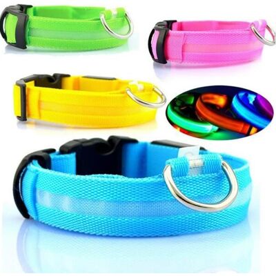 Cellfast Collier Lumineux Chien/chat S - Bleu, Led 3 Modes, Visible Jusqu'à 200 M, Étanche, Nylon Résistant - Publicité Cellfast Collier Lumineux Chien/chat S - Bleu, Led 3 Modes, Visible Jusqu'à 200 M, Étanche, Nylon Résistant - Publicité