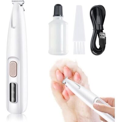 Barkbusterstondeuse Chien, Tondeuse Pour Chien Rasoir Pour Chiens Chat Faible Bruit, Tondeuse Étanche Et Rechargeable Pour Pattes D'Animaux Avec Lumière Led Pour Chat Et Autres Animaux - Publicité Barkbusterstondeuse Chien, Tondeuse Pour Chien Rasoir Pour Chiens Chat Faible Bruit, Tondeuse Étanche Et Rechargeable Pour Pattes D'Animaux Avec Lumière Led Pour Chat Et Autres Animaux - Publicité