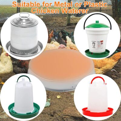 KOMIRO Chauffe-eau De Poulet D'Hiver Chauffe-eau De Volaille Base Chauffante Chauffe-eau De Poulet, Plaque En Aluminium Anti-brûlure Adaptée À Une Utilisation Intérieure Et Extérieure - Publicité KOMIRO Chauffe-eau De Poulet D'Hiver Chauffe-eau De Volaille Base Chauffante Chauffe-eau De Poulet, Plaque En Aluminium Anti-brûlure Adaptée À Une Utilisation Intérieure Et Extérieure - Publicité