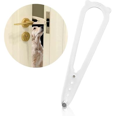 SANS MARQUE Sangle De Porte Réglable - Gardez Le Chien Loin De La Litière Et Évitez La Fermeture De La Porte, Laisse Les Chats Entrer Et Garder Les Chiens À L'Extérieur - Publicité SANS MARQUE Sangle De Porte Réglable - Gardez Le Chien Loin De La Litière Et Évitez La Fermeture De La Porte, Laisse Les Chats Entrer Et Garder Les Chiens À L'Extérieur - Publicité