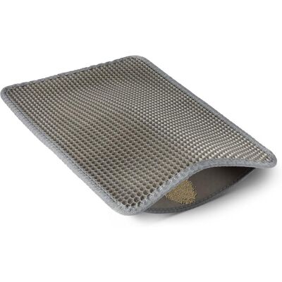GRASSLIN 1 Tapis De Litière, Double Couche, Surface Nid D Abeille, Base Imperméable, Pour Chat - Publicité GRASSLIN 1 Tapis De Litière, Double Couche, Surface Nid D Abeille, Base Imperméable, Pour Chat - Publicité