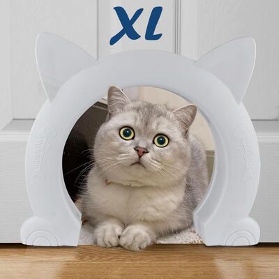 Vision Grande Chatière D'Intérieur, Chatière Xl, Chatières Pour Chats, Chatons Et Petits Chiens (blanche) - Publicité Vision Grande Chatière D'Intérieur, Chatière Xl, Chatières Pour Chats, Chatons Et Petits Chiens (blanche) - Publicité