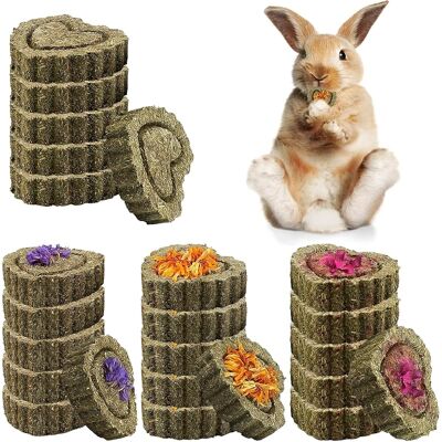 SANS MARQUE Lot De 24 Jouets À Mâcher Pour Lapin, Lapin, Cochon D'Inde, En Forme De Cœur, Rose, Calendula, Myosotis, Jouet À Mâcher Pour Lapin, Chinchilla, Cochon D'Inde, Gerbille - Publicité SANS MARQUE Lot De 24 Jouets À Mâcher Pour Lapin, Lapin, Cochon D'Inde, En Forme De Cœur, Rose, Calendula, Myosotis, Jouet À Mâcher Pour Lapin, Chinchilla, Cochon D'Inde, Gerbille - Publicité