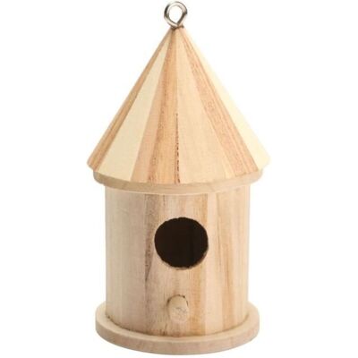 FANGMEDIA Tempsa Nid D'oiseau Bois Nichoir Pendu Pour Décoration Maison Jardin - Publicité FANGMEDIA Tempsa Nid D'oiseau Bois Nichoir Pendu Pour Décoration Maison Jardin - Publicité
