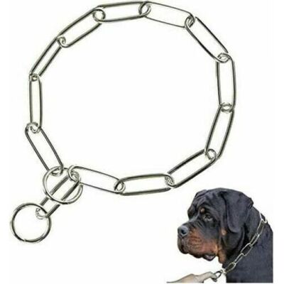 NO BRAND Pair Colliers Étrangls Collier De Dressage Pour Chien Colliers Classiques Réglable En Acier Solide Chaîne Collier En Chaîne Grosses Pour Chien 4.0mmx65cm - Publicité NO BRAND Pair Colliers Étrangls Collier De Dressage Pour Chien Colliers Classiques Réglable En Acier Solide Chaîne Collier En Chaîne Grosses Pour Chien 4.0mmx65cm - Publicité