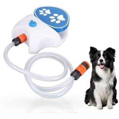 Scotch Fontaine À Eau Extérieure Pour Animaux De Compagnie, Fontaine À Eau Pour Chien Avec Fonction Coup De Pied, Distributeur D'Eau Pour Chien, Système De Distribution D'Eau Pour Pattes Pou - Publicité Scotch Fontaine À Eau Extérieure Pour Animaux De Compagnie, Fontaine À Eau Pour Chien Avec Fonction Coup De Pied, Distributeur D'Eau Pour Chien, Système De Distribution D'Eau Pour Pattes Pou - Publicité