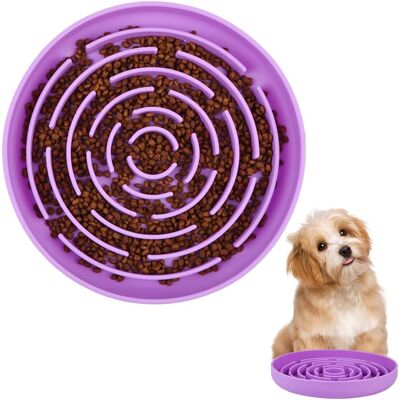 GRASSLIN 1 Gamelle Anti-glouton, Design Labyrinthe, Silicone Alimentaire, Ventouse Antidérapante, Pour Chien Et Chat - Publicité GRASSLIN 1 Gamelle Anti-glouton, Design Labyrinthe, Silicone Alimentaire, Ventouse Antidérapante, Pour Chien Et Chat - Publicité