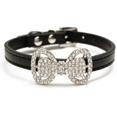 Cellfast Cuir Pu Collier Pour Chat Chien Animaux Tour De Cou Sécurité Neoud Papillon Xs-s Black S L05335 - Publicité Cellfast Cuir Pu Collier Pour Chat Chien Animaux Tour De Cou Sécurité Neoud Papillon Xs-s Black S L05335 - Publicité