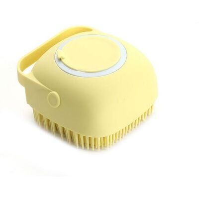 Cellfast Brosse De Bain En Silicone Souple Pour Animaux De Compagnie, Masseur, Gel Douche, Outils De Nettoyage, Peigne, Chien, Chat- Jaune - Publicité Cellfast Brosse De Bain En Silicone Souple Pour Animaux De Compagnie, Masseur, Gel Douche, Outils De Nettoyage, Peigne, Chien, Chat- Jaune - Publicité