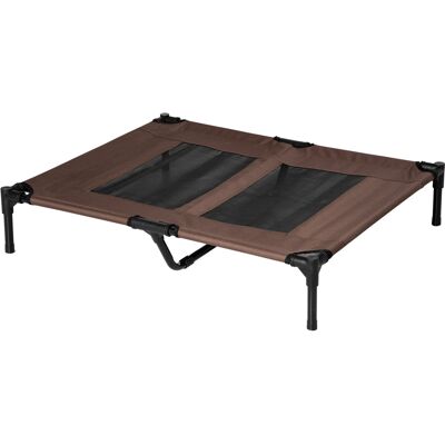 HEAT Panier Pour Animaux Avec Pieds, Panier Pour Chien/chat, Panier De Camping, Panier Surélevé, Grand Confort, Tissu Oxford, Textilene Micro-perforé, Structure En Métal, 92 X 76 X 18 Cm (l X L X H), Marro - Publicité HEAT Panier Pour Animaux Avec Pieds, Panier Pour Chien/chat, Panier De Camping, Panier Surélevé, Grand Confort, Tissu Oxford, Textilene Micro-perforé, Structure En Métal, 92 X 76 X 18 Cm (l X L X H), Marro - Publicité