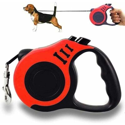Scotch Laisse Rétractable Pour Chien Jusqu'à 5m – Abs Et Fibre De Polyester – Conception Ergonomique – Pour Chiens De Petite Et Moyenne Taille - Publicité Scotch Laisse Rétractable Pour Chien Jusqu'à 5m – Abs Et Fibre De Polyester – Conception Ergonomique – Pour Chiens De Petite Et Moyenne Taille - Publicité