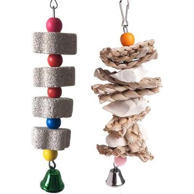 ALLAUVE Pierres De Lave Africaines Pour Le Broyage Des Dents Des Conures Calopsittes Et Conures (perruque). Jouet À Mâcher. Publicité ALLAUVE Pierres De Lave Africaines Pour Le Broyage Des Dents Des Conures Calopsittes Et Conures (perruque). Jouet À Mâcher. Publicité
