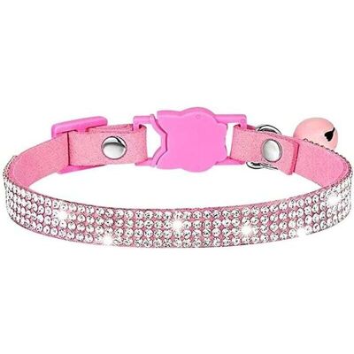 PELTOR 5 Pcs Collier Pour Chien Et Chat - Collier En Velours Doux Et Cristal - Rose - Publicité PELTOR 5 Pcs Collier Pour Chien Et Chat - Collier En Velours Doux Et Cristal - Rose - Publicité