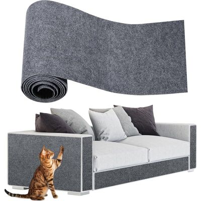 Vision Tapis Griffoir Pour Chat Avec Autocollant, Protecteurs Anti-rayures Pour Meubles, Réutilisable (gris, 40 X 200 Cm) - Publicité Vision Tapis Griffoir Pour Chat Avec Autocollant, Protecteurs Anti-rayures Pour Meubles, Réutilisable (gris, 40 X 200 Cm) - Publicité