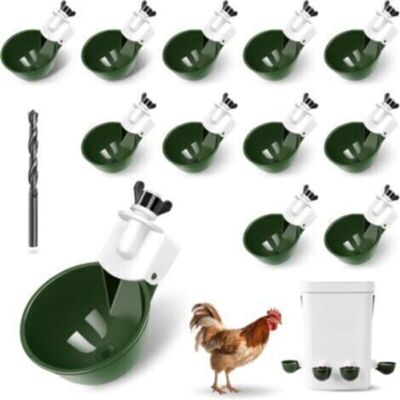 Scotch Abreuvoir À Poulet 12 Tasses - Distributeur D'Eau À Remplissage Automatique, Système D'Abreuvement Par Gravité Pour Volailles, Bol Distributeur D'Eau Pour Poulets, Accessoires Pour Poulailler - Publicité Scotch Abreuvoir À Poulet 12 Tasses - Distributeur D'Eau À Remplissage Automatique, Système D'Abreuvement Par Gravité Pour Volailles, Bol Distributeur D'Eau Pour Poulets, Accessoires Pour Poulailler - Publicité