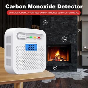 MACPLAST 1 Détecteur De Monoxyde De Carbone, Alarme Co Avec Écran Lcd, Capteur Électrochimique, Pour Maison, Voyage, Cuisine - Publicité MACPLAST 1 Détecteur De Monoxyde De Carbone, Alarme Co Avec Écran Lcd, Capteur Électrochimique, Pour Maison, Voyage, Cuisine - Publicité